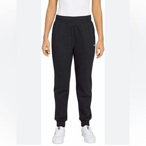 Fila Womens Black Sweatpant Athletic Ankle Joggers